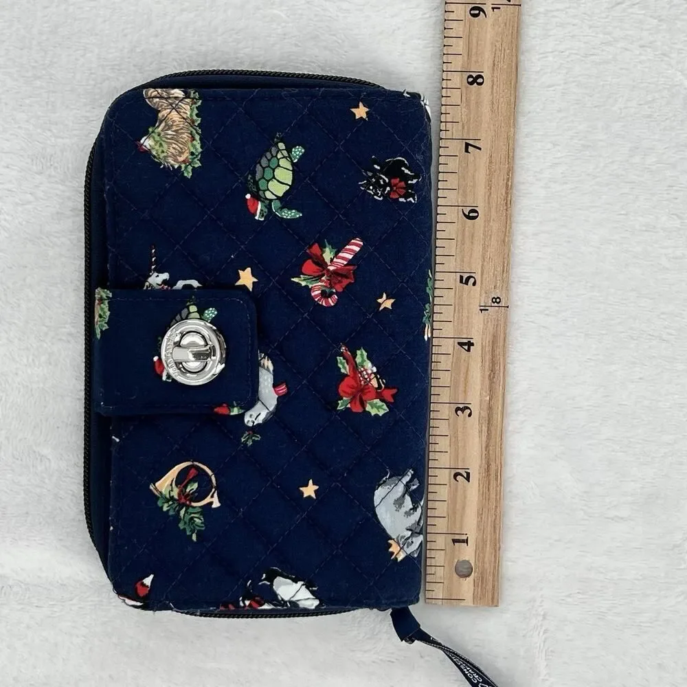 Vera Bradley Turnlock Wallet Holiday Wallet